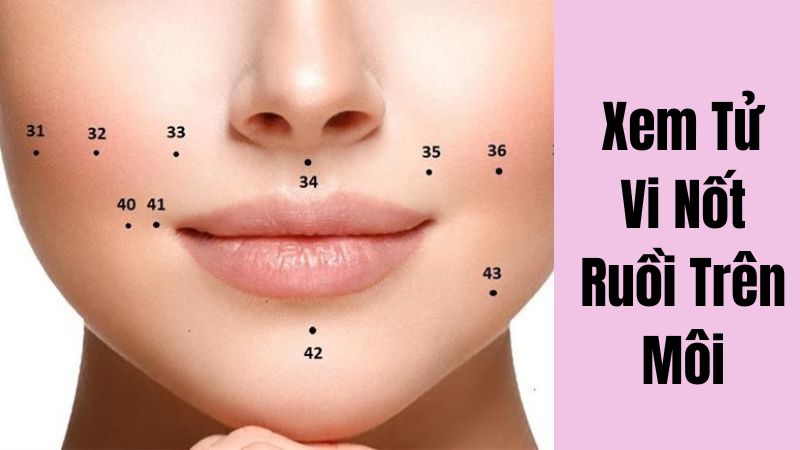 Xem Tử Vi Nốt Ruồi Trên Môi